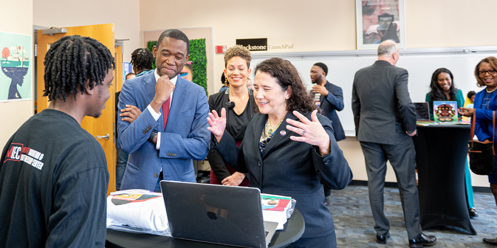 Federal leaders visit the Center for Black Entrepreneurship